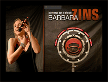 Tablet Screenshot of barbarazins.com